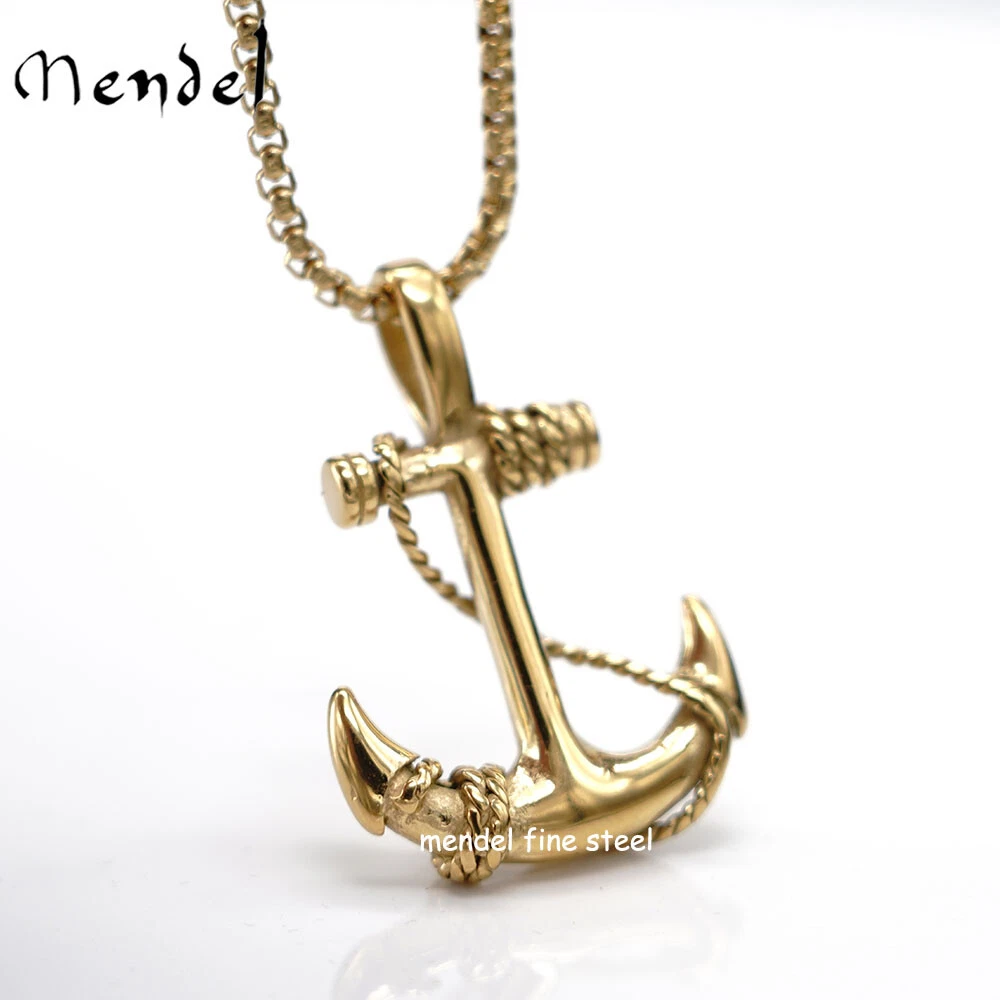 Mens gold chain pendant necklace sale