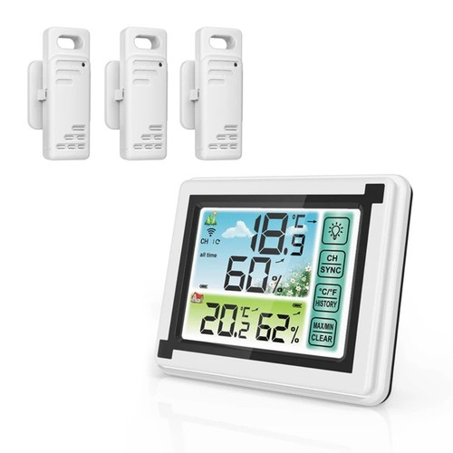 Thermometer Indoor Outdoor Digital LCD Hygrometer Temperature Humidity Meter Big - Picture 16 of 20