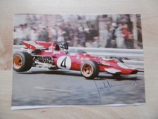 Jacky Ickx autograph signed 11x16 cm magazine image