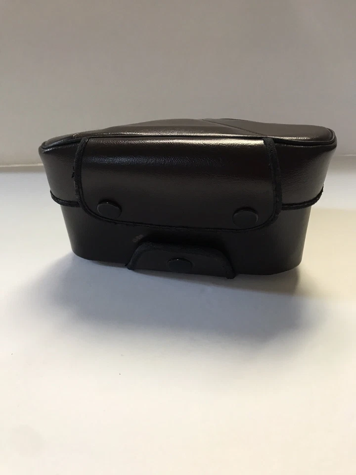 老式 2 件 35 毫米相机保护套/外壳 - 深棕色 — 第 3/4 张图片