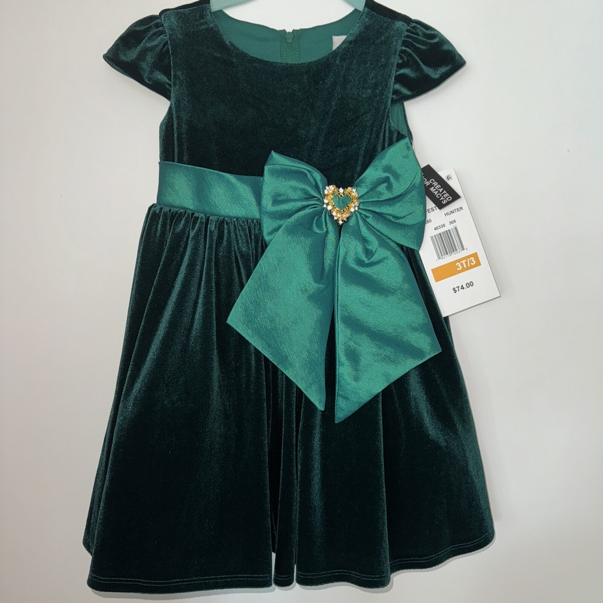 Children's Clothing Florence Eiseman Green Velvet Dress Velvet Dress With Satin Trim Florence Eiseman Children's Clothing Florence Eiseman Green Velvet Dress Velvet Dress With Satin Trim Florence Eiseman
