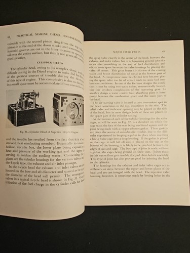 Practical Marine Diesel Engineering Book Be L. R. Ford Second Printing 1942 - Picture 13 of 23
