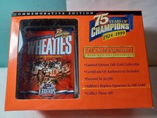 Wheaties - 75 Years of Champions - 24K Gold Signature - Mike Eruzione - Mini Box