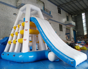 inflatable floating slide