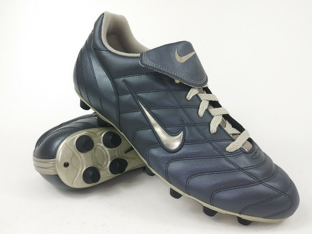 silver nike boots