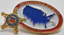 Secret Service Intelligence Division Bill Clinton 1996 Campaign Lapel Pin
