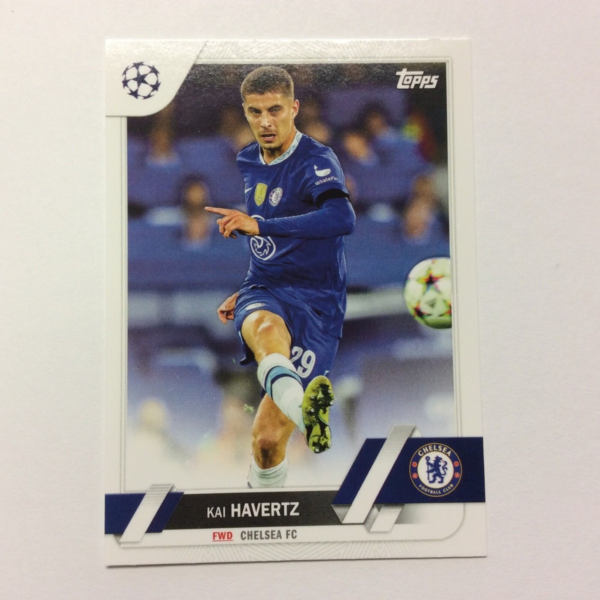 Chelsea Havertz 29 スーパーカップ優勝 マッチデイ刺繍 激レア 2022-23 Topps UEFA Champions League #29 Kai Havertz Chelsea FC | eBay