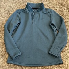 Under Armour Golf Cold Gear Pullover Sweater Size Small 1/4 Snap Blue
