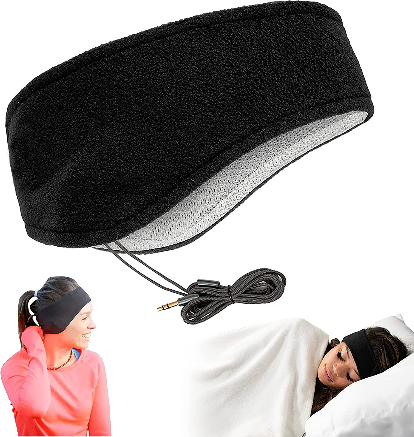 Cozyphones Sleep Headphones - over Ear Headphones from Ultra Thin Cool Mesh Wire-image