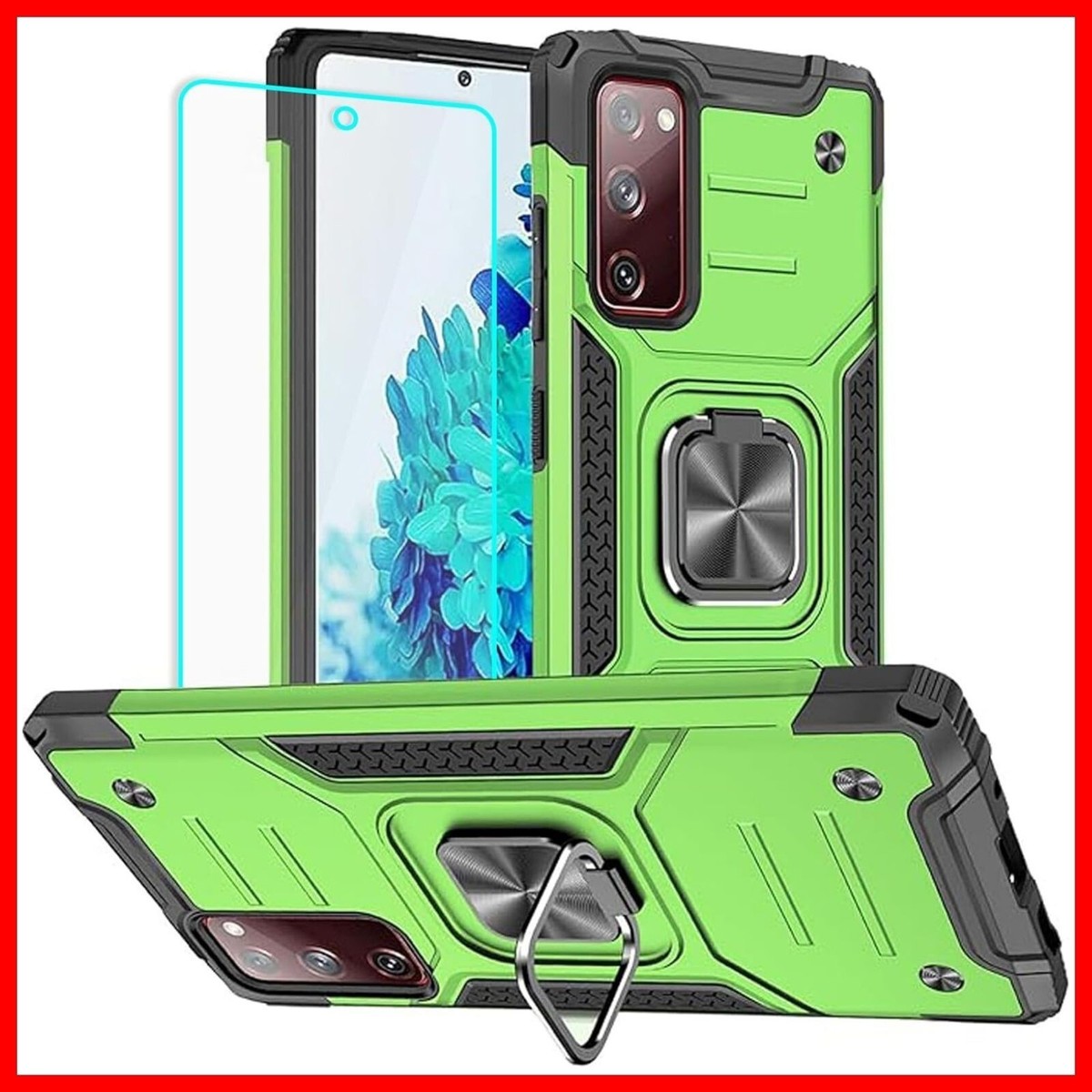 For Samsung Galaxy S20 FE 5G Case with Kickstand And Military