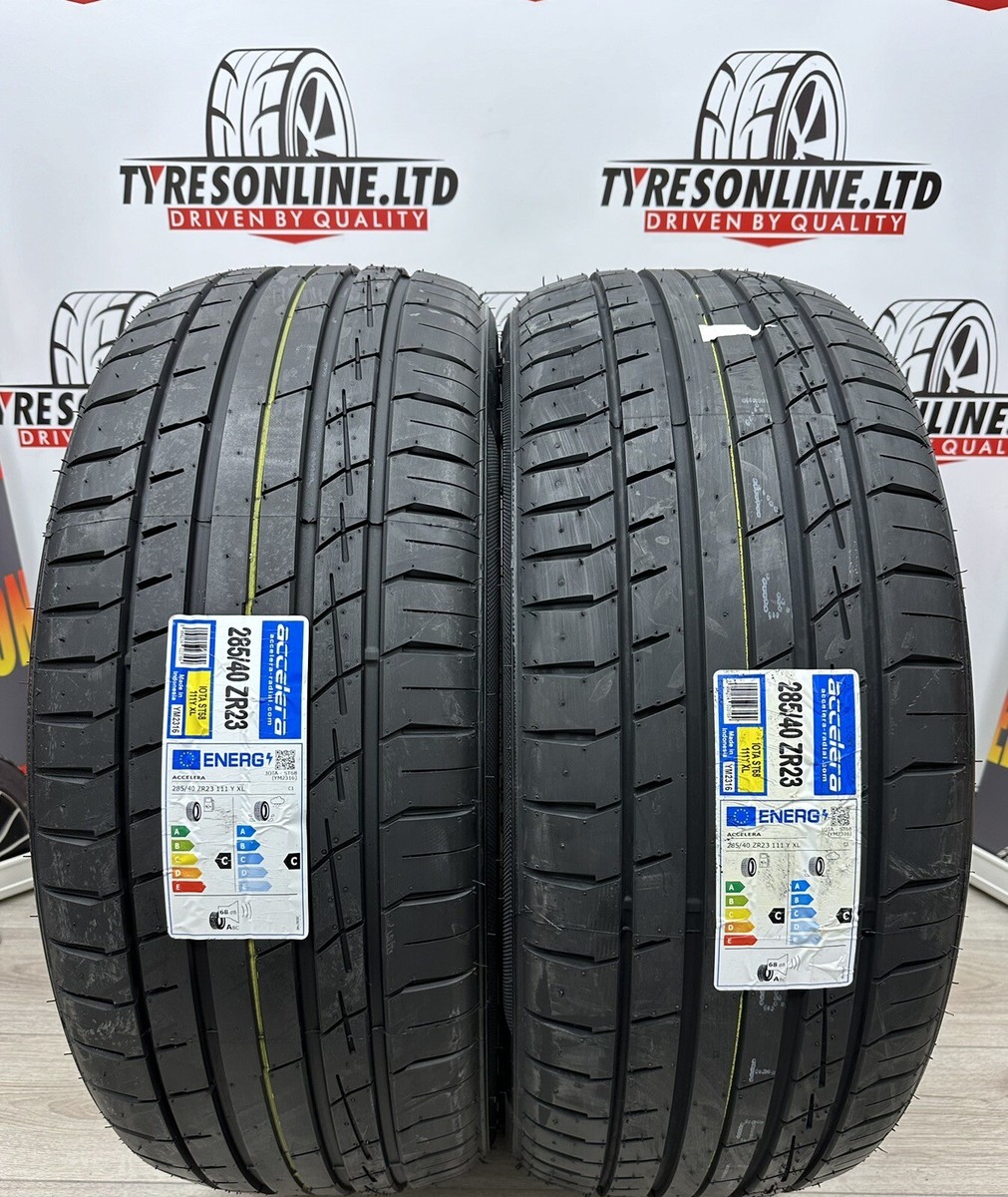 2 X 285 40 23 ACCELERA IOTA ST68 XL 111Y SUV 285/40ZR23 BRAND NEW