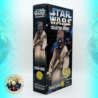 1996 Star Wars Collector Series 12'' TUSKEN RAIDER (BLASTER/BINOCULAR) CIB Figure