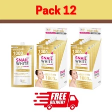 Snail White Gold Facial Cream Anti-Aging Cream Snail Secretion 6ml x12
