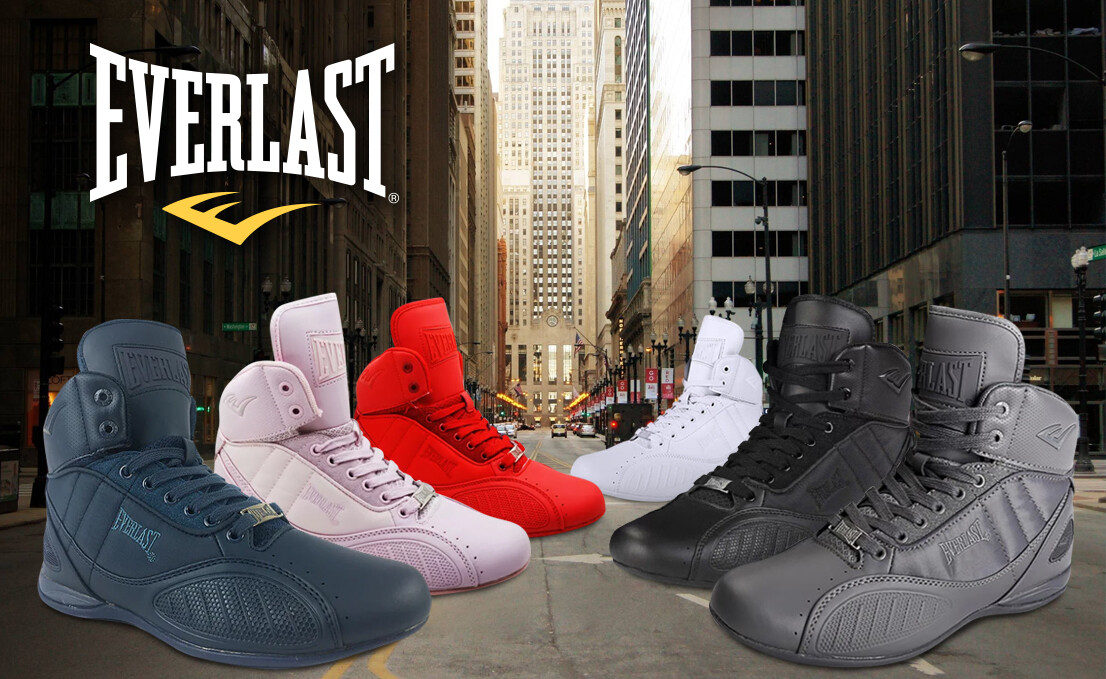 NEW Everlast Elite Pro High Top Boxing Shoes Punch | eBay