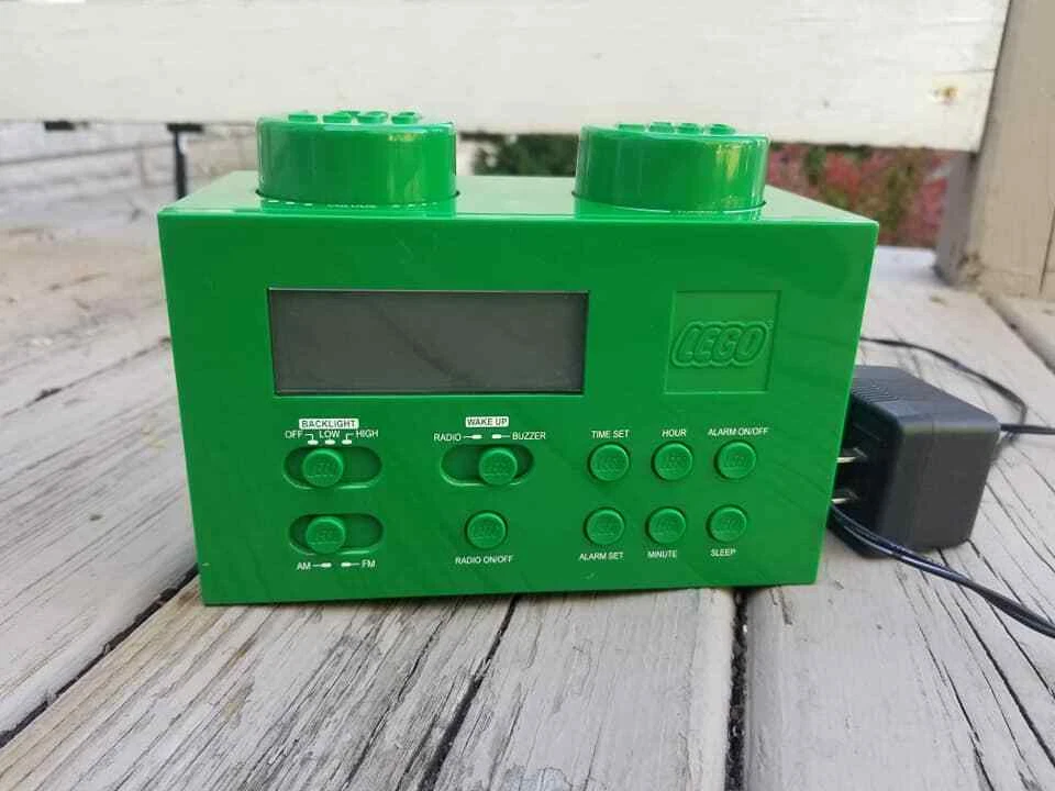 Lego brick cheap alarm clock
