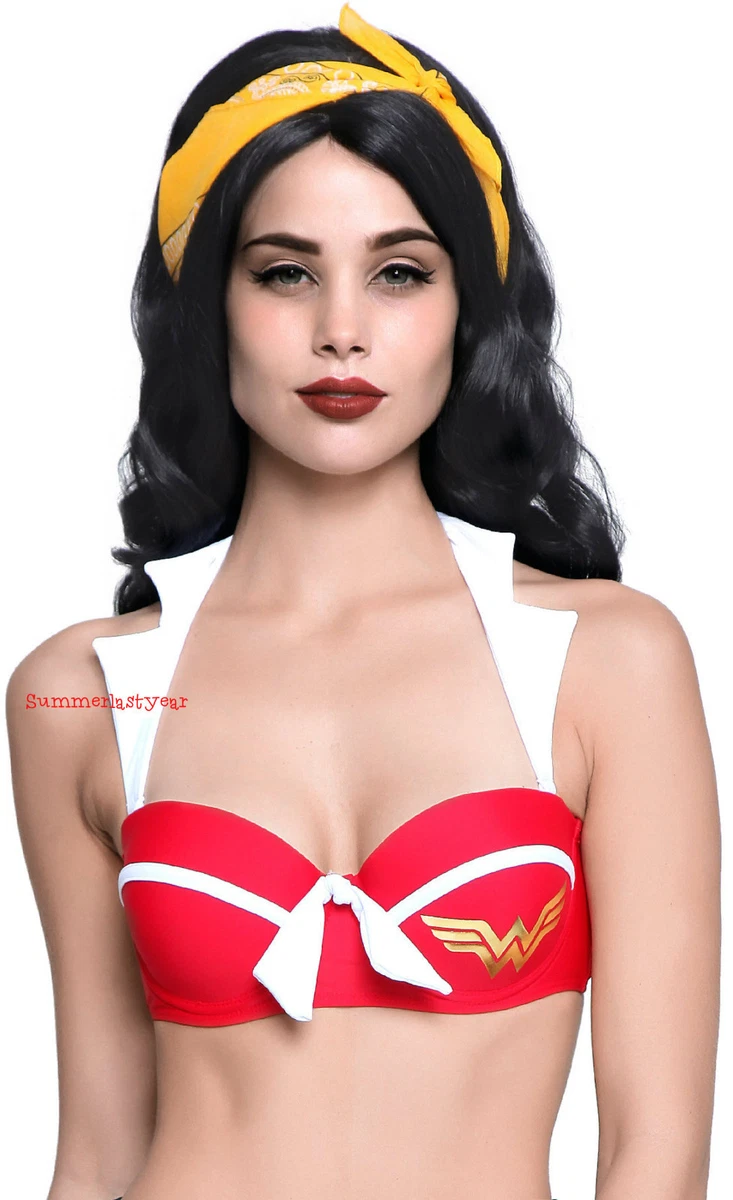 WONDER WOMAN BIKINI SWIM SUIT ~DC COMICS~ FOR COSPLAY, COSTUMES, AND  OUTDOOR FUN