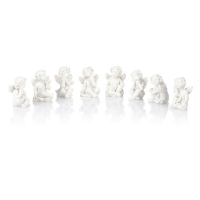 Nordstern Engel Figuren Schutzengel 8er Set Weihnachtes Tischdekoration Geschenk