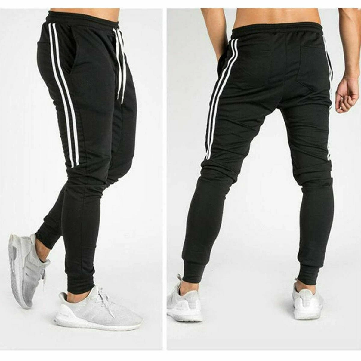 Pantalones Largos Deportivos De Gimnasio Para Hombre Chándal Moda Hip Hop  CasuaL