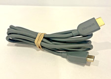 OFFICIAL MICROSOFT XBOX 360 GRAY HDMI HIGH SPEED AV DIGITAL CABLE CORD ORIGINAL