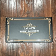 Palato Whiskey Smoker Kit with Torch, Ice Ball Mold, Filters, Wood Chips