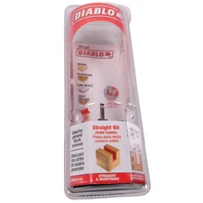 Diablo Router 1/8"x3/8" Bit DR04100 Straight Mortising 1/4" Shank Carbide