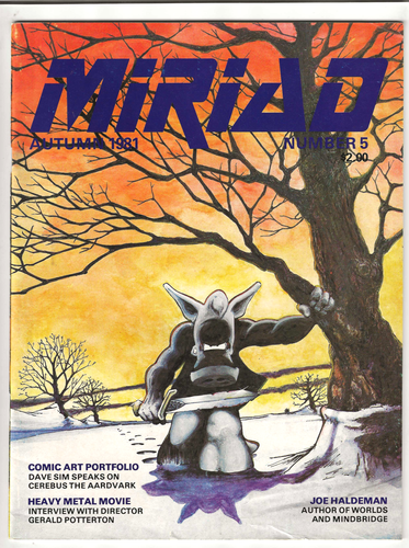 MIRIAD COMICS FANZINE # 5 DAVE SIM CEREBUS THE AARDVARK HEAVY METAL MOVIE - Picture 1 of 2