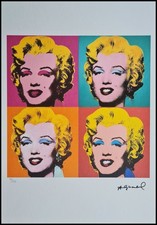 ANDY WARHOL * Marilyn Monroe * signed lithograph * Kunstdruck * limited # 90/125