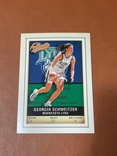 2002 Fleer Authentix WNBA - Georgia Schweitzer #25 Minnesota Lynx Duke