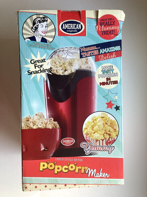 Amerikanische Original Popcornmaschine inkl. Boxen komplett gebraucht & kaum benutzt