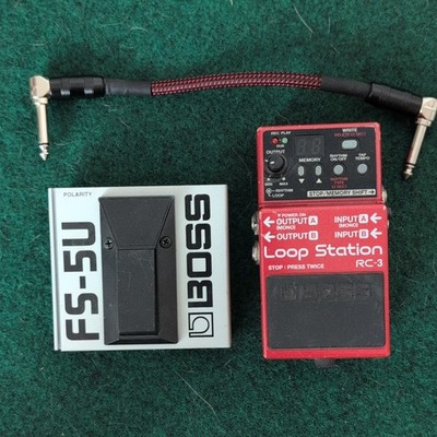 BOSS RC-3 Loop Station Digital Looper Pedal w/ FS-5U Footswitch