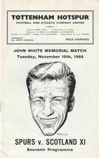 John White Testimonial programme. 1964
