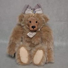 Kimbearly’s Originals Teddy Bear Katie #19021 Resin Face Numbered Poseable 18"