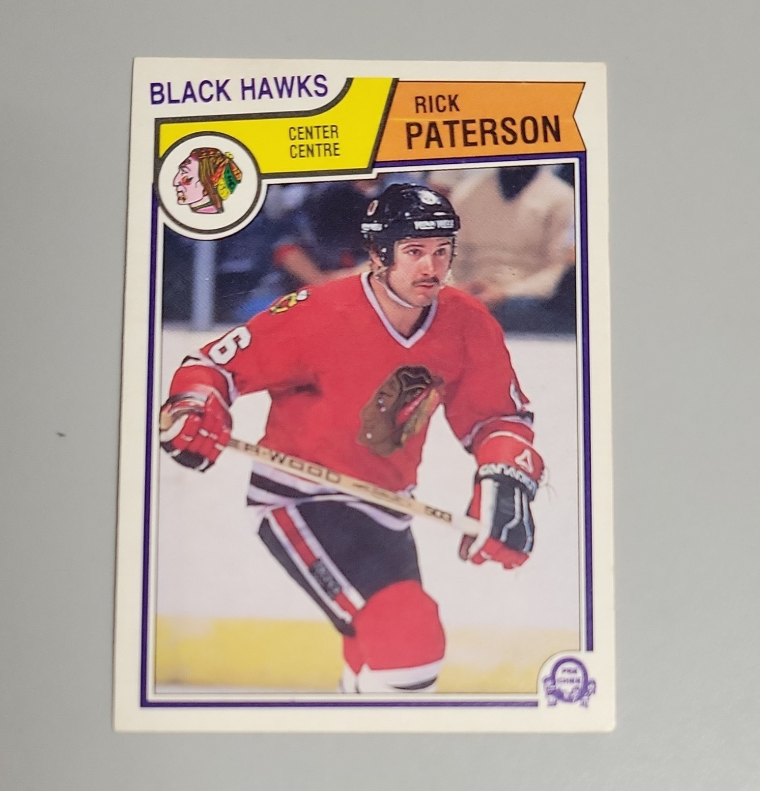 O-Pee-Chee 1983-84 Rick Paterson Base Set #109 Chicago Blackhawks NHL
