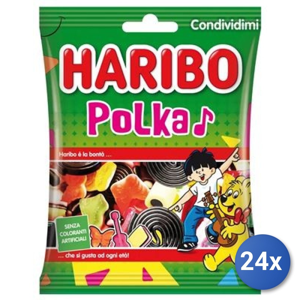 24X Multipack Haribo Polka Candy Gr 175
