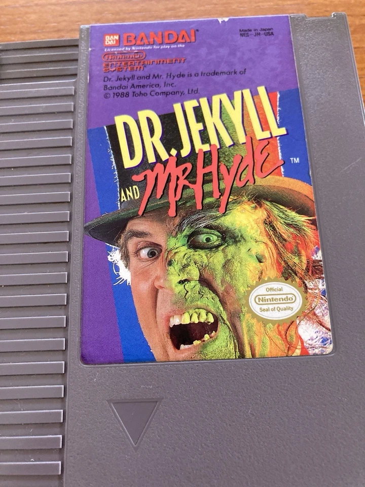 NES ~ DR. JEKYLL and MR HYDE ~ Nintendo Game 3 Screw NES-JH-USA Cart Only NTSC - Image 2 of 4
