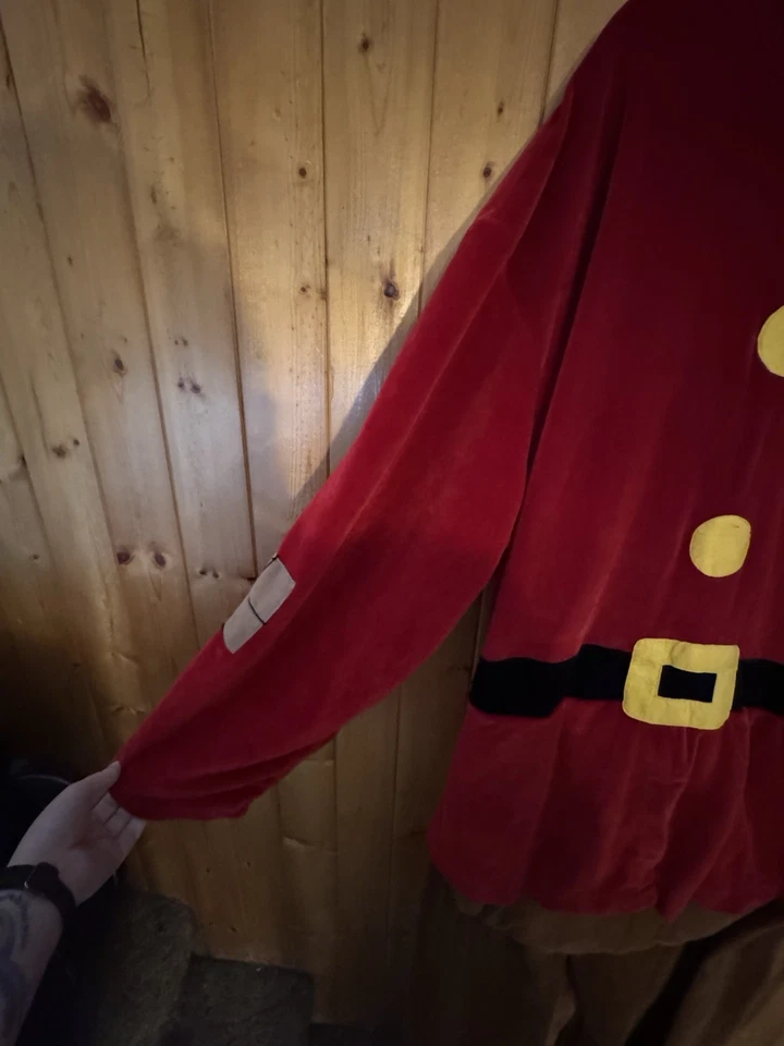 Pesado Disfraz de Halloween Gruñón de Disney Store Adulto XXL Terciopelo Blancanieves Foto 3 de 4