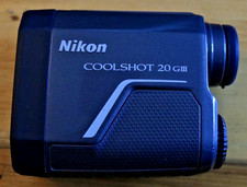 NIKON Coolshot 20 GIII Golf Laser Rangefinder W/ Storage Bag Tested Pre Owned
