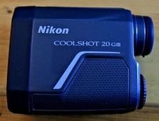 NIKON Coolshot 20 GIII Golf Laser Rangefinder W/ Storage Bag **Tested**Pre Owned