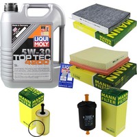 Inspektionskit Filter Liqui Moly ÖL 5L 5W-30 FüR CitroëN Xsara Picasso N68 1.6