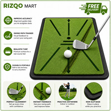 Golf Training Mat for Swing Detection Batting Divot Golf Hitting Practice Mat