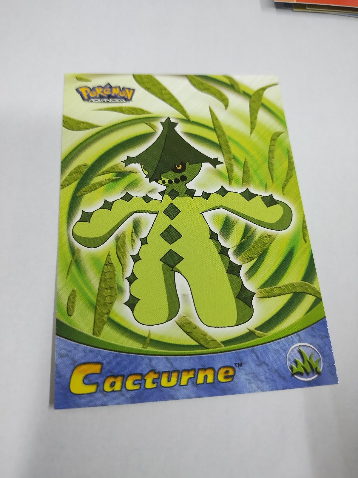MINT Glossy Topps Pokemon Advanced Card Cacturne 2003 Nintendo #21