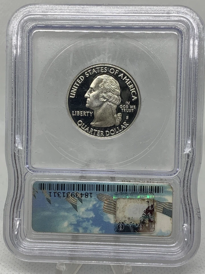 2009-S Distrit of Columbia Quarter ICG PR-70 DCAM Silver First Day of Issue. - Image 2 of 2