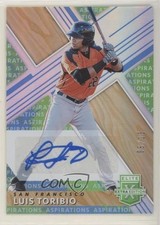 2019 Panini Elite Extra Edition Aspirations Tie-Dye 6/10 Luis Toribio Auto 7s2