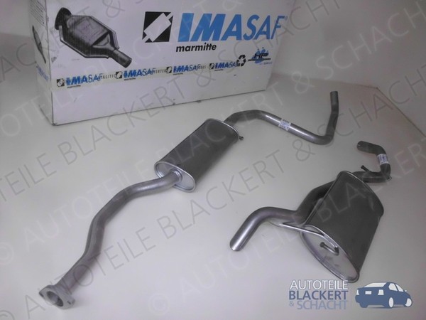 Imasaf Auspuffset Ab Kat für Ford Escort + Cabrio 1.6I 16V 1992-1995|MSD+ESD-image