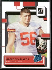 Football Donruss George Karlaftis Near Mint or Better Rookie