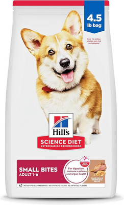 Hills Science Diet Adult 1-6 Small Bites Lamb Meal&Brown Rice Dry Dog Food 4.5lb