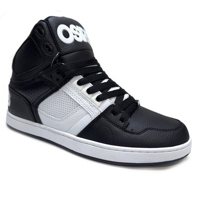 OSIRIS SCHUHE NYC 83 CLK SCHWARZ BLACK WHITE SNEAKER (UK 8 EUR 42)