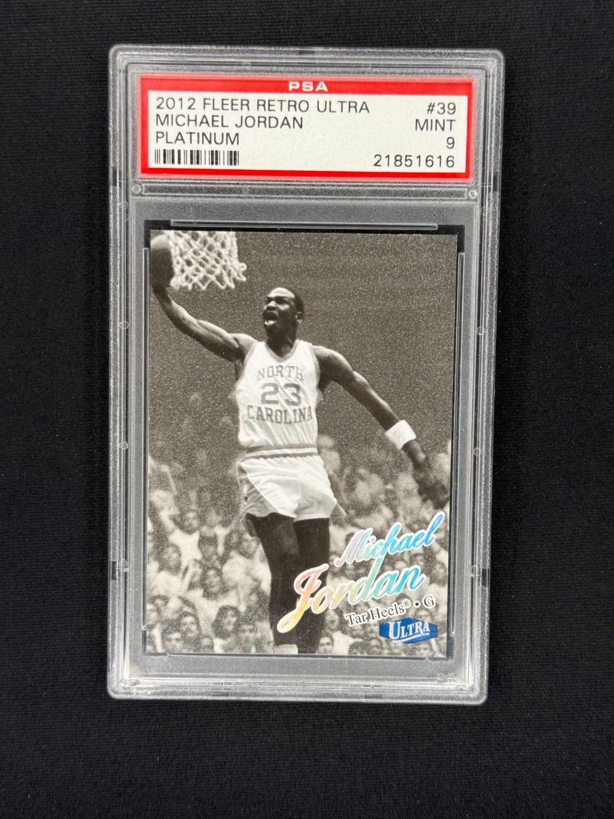 2012 Fleer Retro Ultra #39 Michael Jordan Platinum /100 PSA 9