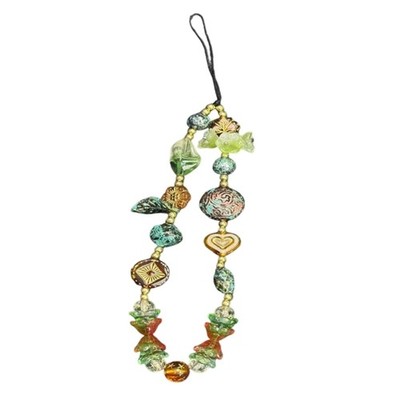 Beaded Phone Strap Small Safety Clip Design Multifunctional Accessory
