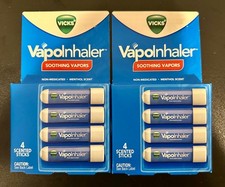 Vicks VapoInhaler With Refreshing Vicks Vapors, Menthol Scent 2 BOX PACK NEW 